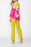 Pink One Button Jacket