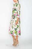 Multi Color Maxi Wrap Dress
