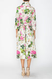 Multi Color Maxi Wrap Dress