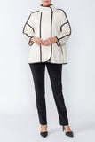 Contrast Piping Jacket