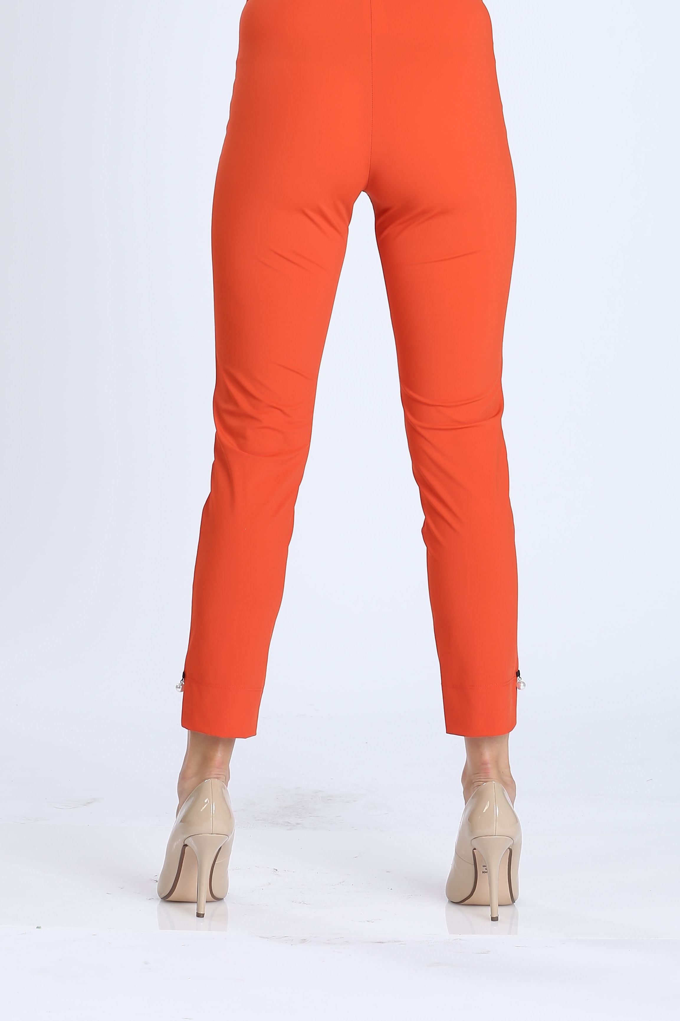 Pearl Detail Ankle Pants | IC Collection