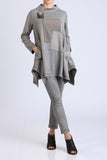 Long Sleeve High Neck Tunic Top