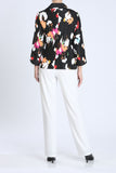 Red Floral Knot Front Jacket
