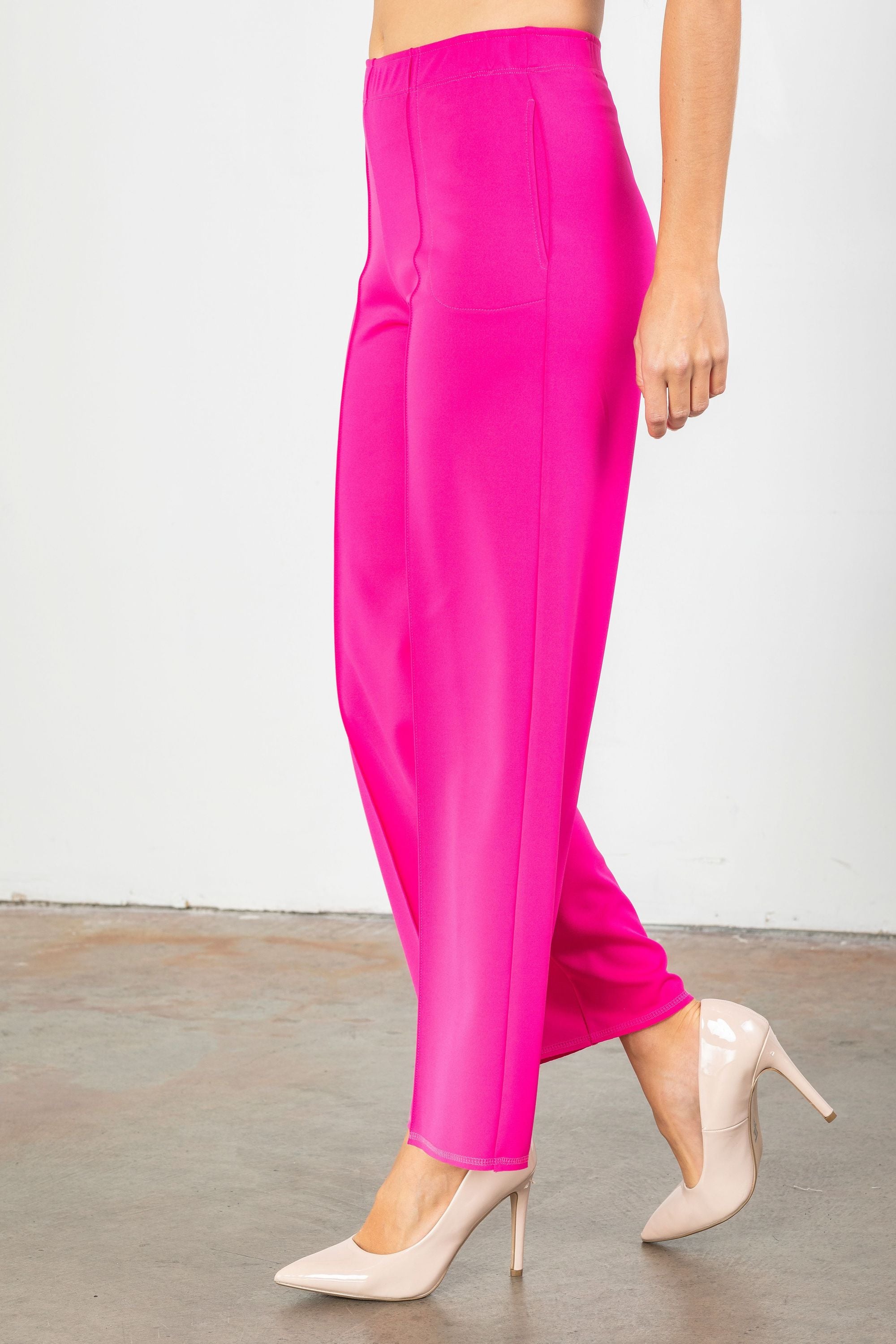 These Crushed Velvet Hot Pink pants are the perfect pop of color for any  event! S-M-L $69 Paired with our new Second Skin Square Neck B... |  Instagram