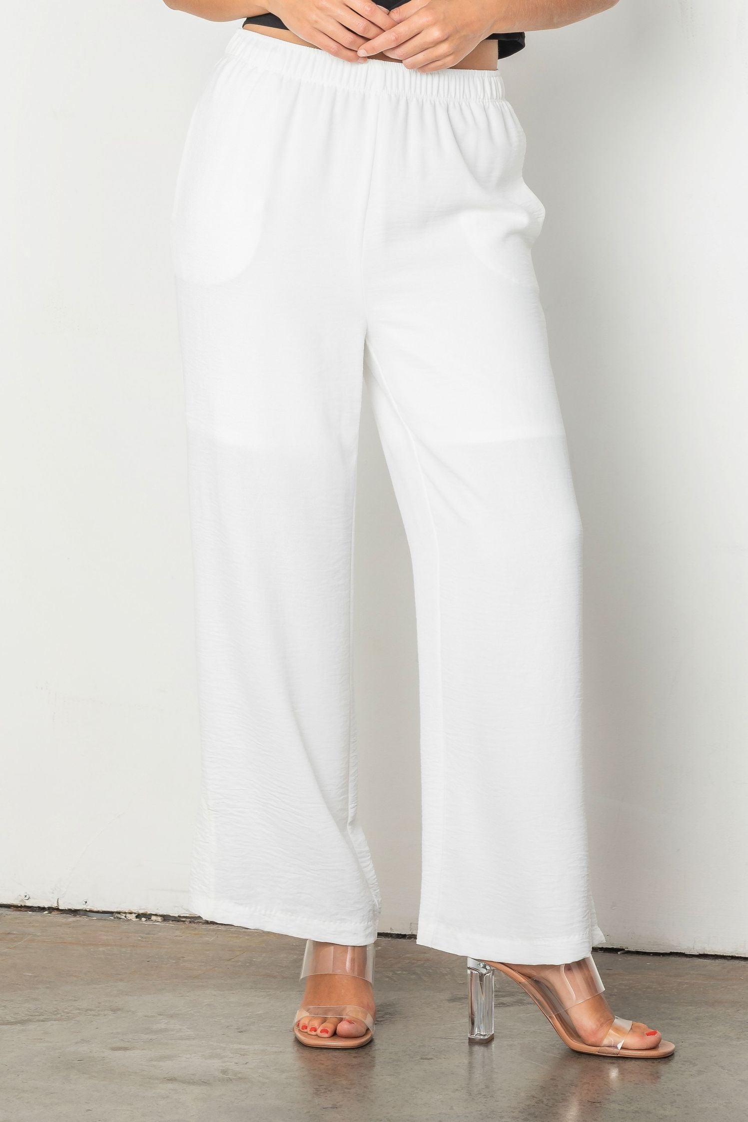 Plus Size Pull Up Pant With Side Detail
