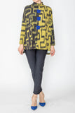Color Mix Point Patch Top