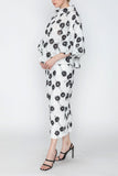 Boat Stand Collar Bell Sleeve Top